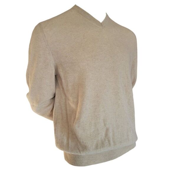 Vintage Hathaway Platinum Mens Cashmere Sweater (Size L) - Picture 6 of 6